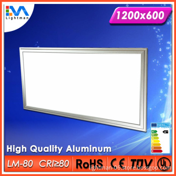 European style 72w led false ceiling panel light 1200x600 for office